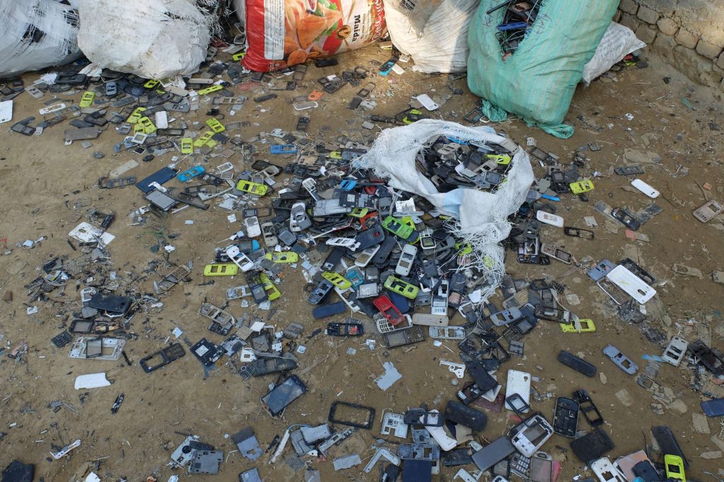 young boys at an e waste dump in India 2